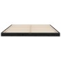 Estructura de cama de madera maciza pino negra 150x200 cm de vidaXL, Camas y somieres - Ref: Foro24-823443, Precio: 129,37 €,...