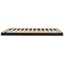 Estructura de cama de madera maciza pino negra 150x200 cm de vidaXL, Camas y somieres - Ref: Foro24-823443, Precio: 129,37 €,...