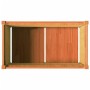 Jardinera exterior madera maciza pino marrón cera 90x50x50 cm en Macetas y jardineras | Comprar online en Foru.es
