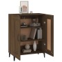 Aparador de madera de ingeniería marrón roble 69,5x34x90 cm de vidaXL, Aparadores - Ref: Foro24-817344, Precio: 72,33 €, Desc...