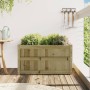 Jardinera de madera de pino impregnada 90x50x50 cm en Macetas y jardineras | Comprar online en Foru.es