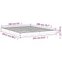 Estructura de cama de madera maciza de pino blanco 160x200 cm de vidaXL, Camas y somieres - Ref: Foro24-823435, Precio: 120,7...