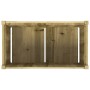 Jardinera de madera de pino impregnada 90x50x50 cm en Macetas y jardineras | Comprar online en Foru.es