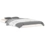 Estructura de cama madera maciza de pino blanco 100x200 cm de vidaXL, Camas y somieres - Ref: Foro24-823455, Precio: 59,41 €,...