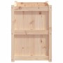 Jardinera de madera maciza de pino 90x50x70 cm en Macetas y jardineras | Comprar online en Foru.es