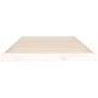 Estructura de cama madera maciza de pino blanco 100x200 cm de vidaXL, Camas y somieres - Ref: Foro24-823455, Precio: 59,41 €,...
