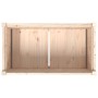 Jardinera de madera maciza de pino 90x50x70 cm en Macetas y jardineras | Comprar online en Foru.es