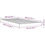 Estructura de cama madera maciza de pino blanco 100x200 cm de vidaXL, Camas y somieres - Ref: Foro24-823455, Precio: 59,41 €,...
