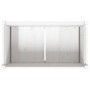 Jardinera de madera maciza de pino blanca 90x50x70 cm en Macetas y jardineras | Comprar online en Foru.es