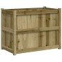 Jardinera de madera de pino impregnada 90x50x70 cm en Macetas y jardineras | Comprar online en Foru.es