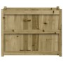 Jardinera de madera de pino impregnada 90x50x70 cm en Macetas y jardineras | Comprar online en Foru.es