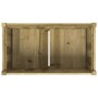 Jardinera de madera de pino impregnada 90x50x70 cm en Macetas y jardineras | Comprar online en Foru.es