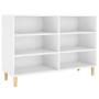 Aparador de madera de ingeniería blanco 103,5x35x70 cm de vidaXL, Aparadores - Ref: Foro24-806031, Precio: 82,99 €, Descuento: %
