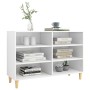 Aparador de madera de ingeniería blanco 103,5x35x70 cm de vidaXL, Aparadores - Ref: Foro24-806031, Precio: 82,99 €, Descuento: %