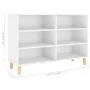Weißes Sideboard aus Holzwerkstoff, 103,5 x 35 x 70 cm von vidaXL, Sideboards - Ref: Foro24-806031, Preis: 81,74 €, Rabatt: %