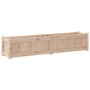 Jardinera de madera maciza de pino 150x31x31 cm en Macetas y jardineras | Comprar online en Foru.es