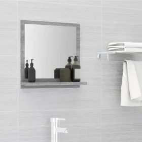 Espejo de baño madera contrachapada gris Sonoma 40x10,5x37 cm de vidaXL, Tocadores de baño - Ref: Foro24-815634, Precio: 23,8...