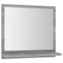 Espejo de baño madera contrachapada gris Sonoma 40x10,5x37 cm de vidaXL, Tocadores de baño - Ref: Foro24-815634, Precio: 23,8...