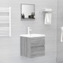 Espejo de baño madera contrachapada gris Sonoma 40x10,5x37 cm de vidaXL, Tocadores de baño - Ref: Foro24-815634, Precio: 24,1...
