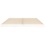 Estructura de cama madera maciza de pino blanco 140x200 cm de vidaXL, Camas y somieres - Ref: Foro24-823445, Precio: 113,49 €...