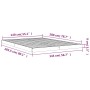 Estructura de cama madera maciza de pino blanco 140x200 cm de vidaXL, Camas y somieres - Ref: Foro24-823445, Precio: 113,49 €...