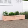Jardinera madera maciza de abeto Douglas 150x31x31 cm en Macetas y jardineras | Comprar online en Foru.es