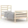 Estructura de cama madera maciza 90x200 cm de vidaXL, Camas y somieres - Ref: Foro24-3105845, Precio: 94,91 €, Descuento: %