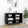 Aparador de madera contrachapada negro 103,5x35x70 cm de vidaXL, Aparadores - Ref: Foro24-806032, Precio: 67,91 €, Descuento: %