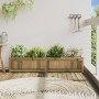 Jardinera de madera de pino impregnada 150x31x31 cm en Macetas y jardineras | Comprar online en Foru.es
