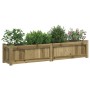 Jardinera de madera de pino impregnada 150x31x31 cm en Macetas y jardineras | Comprar online en Foru.es
