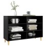 Aparador de madera contrachapada negro 103,5x35x70 cm de vidaXL, Aparadores - Ref: Foro24-806032, Precio: 67,91 €, Descuento: %