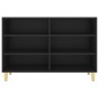 Aparador de madera contrachapada negro 103,5x35x70 cm de vidaXL, Aparadores - Ref: Foro24-806032, Precio: 67,91 €, Descuento: %