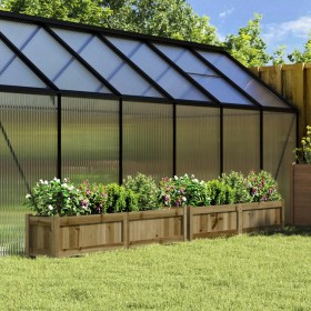 Jardineras de exterior 2 unidades madera impregnada de pino en Macetas y jardineras | Comprar online en Foru.es