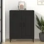Black plywood sideboard 69.5x34x90 cm by vidaXL, Sideboards - Ref: Foro24-812142, Price: 75,76 €, Discount: %