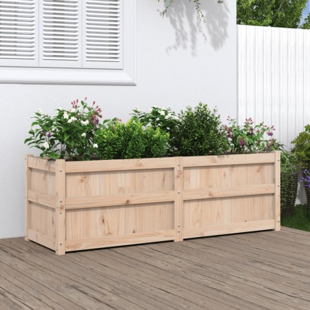 Jardinera de madera maciza de pino 150x50x50 cm en Macetas y jardineras | Comprar online en Foru.es