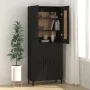 Black plywood sideboard 69.5x34x90 cm by vidaXL, Sideboards - Ref: Foro24-812142, Price: 75,76 €, Discount: %