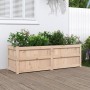 Jardinera de madera maciza de pino 150x50x50 cm en Macetas y jardineras | Comprar online en Foru.es
