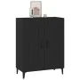 Aparador de madera contrachapada negro 69,5x34x90 cm de vidaXL, Aparadores - Ref: Foro24-812142, Precio: 75,76 €, Descuento: %