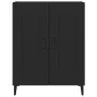 Black plywood sideboard 69.5x34x90 cm by vidaXL, Sideboards - Ref: Foro24-812142, Price: 75,76 €, Discount: %