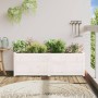 Jardinera madera maciza de pino blanco 150x50x50 cm en Macetas y jardineras | Comprar online en Foru.es