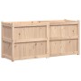 Jardinera de madera maciza de pino 150x50x70 cm en Macetas y jardineras | Comprar online en Foru.es