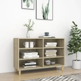 Aparador de madera contrachapada roble Sonoma 103,5x35x70 cm de vidaXL, Aparadores - Ref: Foro24-806034, Precio: 65,22 €, Des...