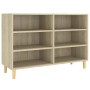 Aparador de madera contrachapada roble Sonoma 103,5x35x70 cm de vidaXL, Aparadores - Ref: Foro24-806034, Precio: 65,80 €, Des...