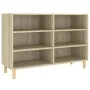 Aparador de madera contrachapada roble Sonoma 103,5x35x70 cm de vidaXL, Aparadores - Ref: Foro24-806034, Precio: 65,22 €, Des...