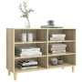 Aparador de madera contrachapada roble Sonoma 103,5x35x70 cm de vidaXL, Aparadores - Ref: Foro24-806034, Precio: 65,80 €, Des...