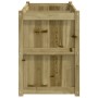 Jardinera de madera de pino impregnada 150x50x70 cm en Macetas y jardineras | Comprar online en Foru.es