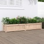 Jardinera de madera maciza de pino 180x31x31 cm en Macetas y jardineras | Comprar online en Foru.es