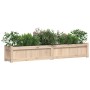 Jardinera de madera maciza de pino 180x31x31 cm en Macetas y jardineras | Comprar online en Foru.es