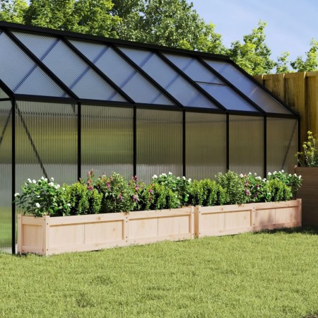 Jardineras de exterior 2 unidades madera maciza de pino en Macetas y jardineras | Comprar online en Foru.es