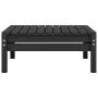 Taburete de jardín madera maciza de pino negro de vidaXL, Conjuntos de jardín - Ref: Foro24-806581, Precio: 53,34 €, Descuent...